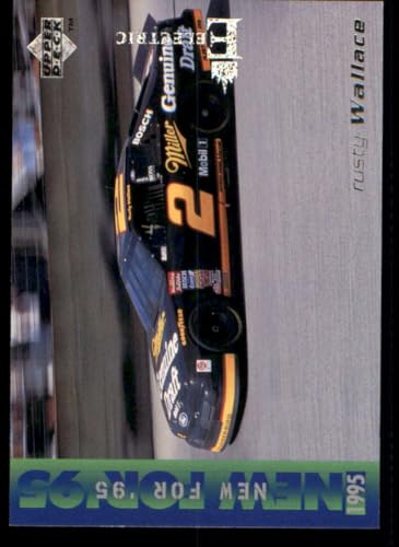 Racing Trading Card NASCAR 1995 Upper Deck Electric Silver #270 Rusty Wallace's Car NM Near Mint