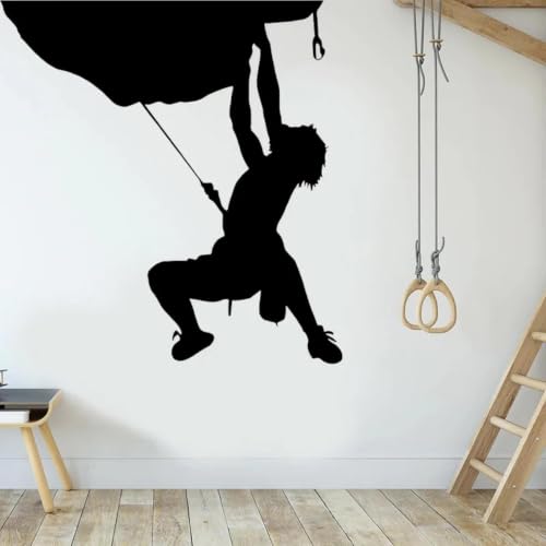 YOUOUSI Stickers muraux d'escalade, stickers muraux d'escalade pour sports extrêmes, décoration intérieure pour salle de jeux et chambre d'enfant, club d'art