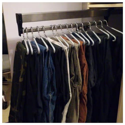 Tringle à vêtements extensible pour aménager un studio ou une entrée - 2