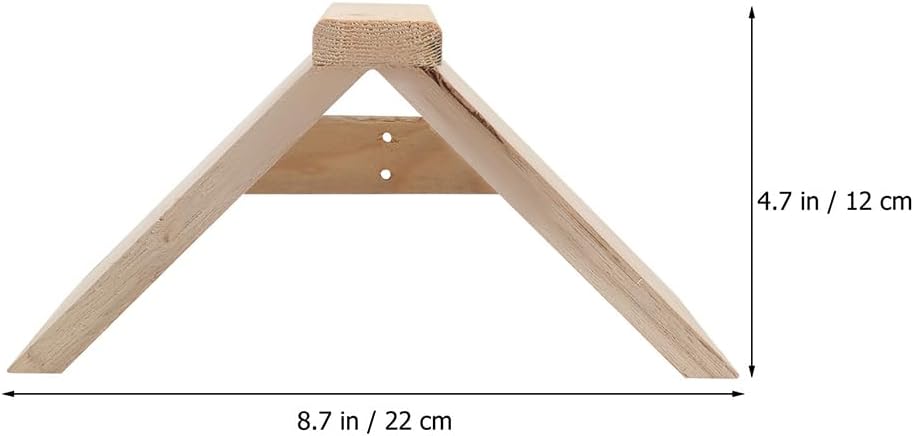 balacoo 5pcs Natural Wood Pigeon Perch Stand for Birds Roosting Holder for Parrots and Pigeons Chewable Bird Play Stand