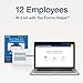 Adams W-2 Forms 2025, 6-Part Kit for 12 Recipients, Includes 12 Envelopes, 3 W-3 Forms, QuickBooks Compatible, eFile Access and Printing Through Adams Tax Forms Helper Software (1017237)