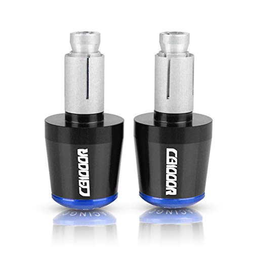 Für Aprilia Dorsoduro 900 750 1200 2011-2018 2019 2012 2013 7/8 '' 22mm Billet Motorrad Hbar Endkappe Griff Bar Cap End Stecker Griffe Lenkerenden (Farbe : 10)