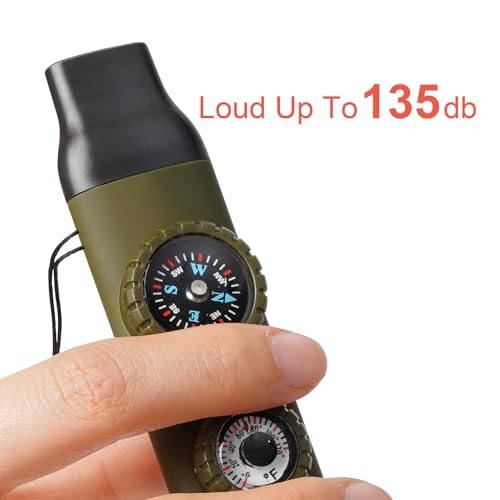 Viriber Emergency Survival Safety Whistle,Whistle for Kids with Lanyard Review product image
