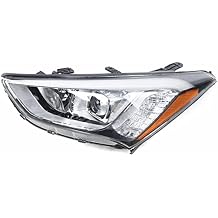 For Modern Santa Fe 2013 2014 2015 2016 Not Sports Version Headlight Assembly Halogen Headlight Transparent Lens Headlight Lh Lights, Transparent Lens Halogen Headlight Assembly Left Driving Side