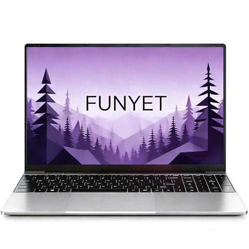 FUNYET 2026 Ordenador Portátil 15.6” RAM 16GB SSD 512GB Soporta TF 1TB Win11 Pro 1920x1080 FHD (Procesador 2 Cores 4425Y), Portatil con WIFI5, BT4.2, USB3.0x2, HDMI para Estudiantes y Oficina