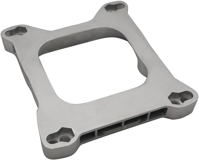 Carb Carburetor Adapter Kit 3/4" Thick Holley 4bbl Quadrajet Square Bore Spread Bore