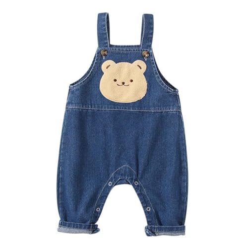 Salopette en jeans pour tout-petit pantalon denim coton réglable