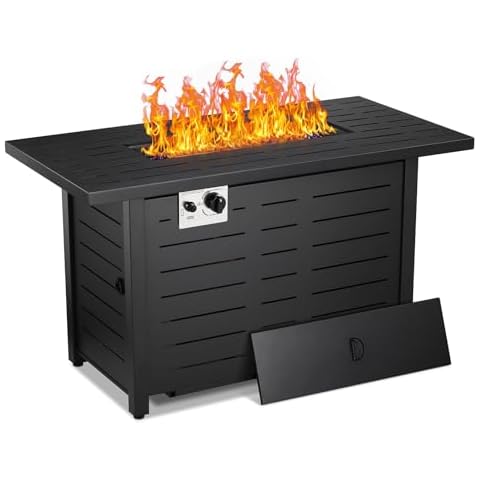 Zafro 43 Inch Propane Fire Pit Table Cover