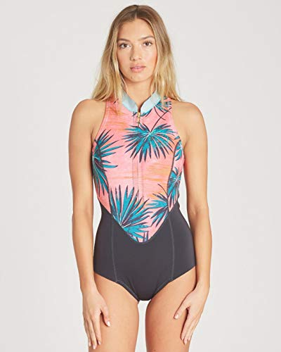 Billabong Womens Salty DayZ 1mm Neoprene Wetsuit Sleeveless Spring Wetsuit Coral Bay - Cheeky fit