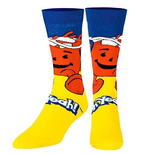 Odd Sox, Kool Aid Man, Fun Dress Socks for Men, Novelty, Gift,2