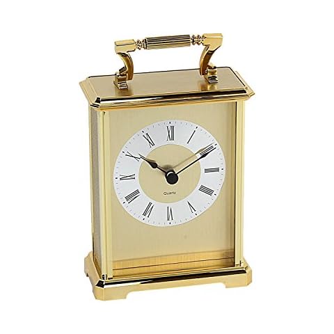 Wm. Widdop Gilt Design Roman Numerals Carriage Clock Cover