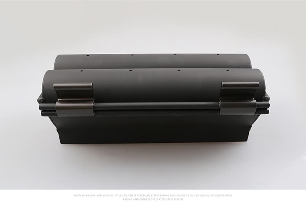 Molde para pan Pullman en forma de corazón con tapa, molde de aluminio antiadherente para hornear pan para tostadas caseras, utensilios para hornear negros