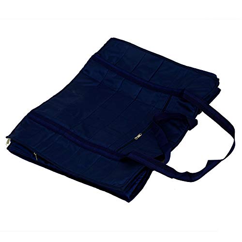 Image of Jumbo Attachi Bag in Soft Parachute Material, Blanket Cum Suitcase Bag (Blue, Pack of 1)