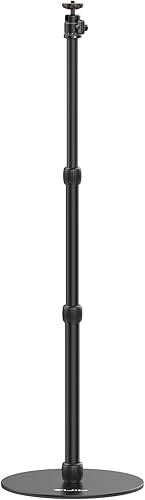 Miniatura 2 de jusmo LS09 - Soporte de piso para proyector de aluminio para nebulosa, XGIMI, otros proyectores de video, soporte para cámara Mevo, ajustable de