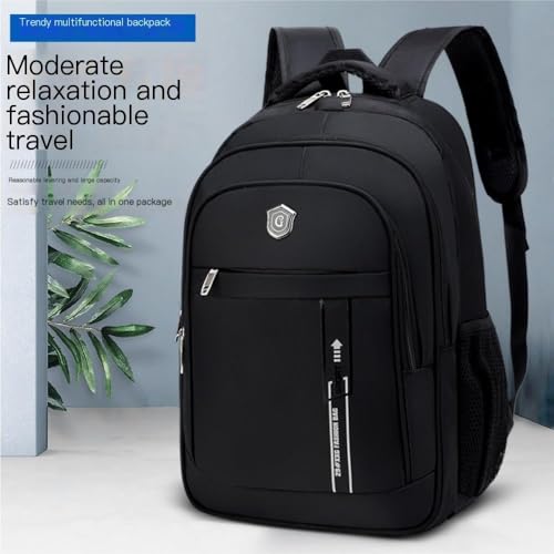 Sac à dos tendance noir avec détails colorés idée cadeau idéal pour proche - 2