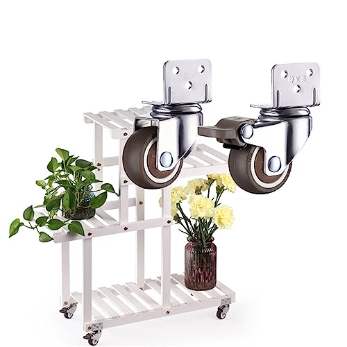 Ruedas de mueble para mover mesitas y soportes sin ruido en el salón o dormitorio 4 piezas 7
