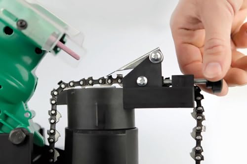Miniatura 3 de Afilador Para Cadenas De Motosierra - Potencia De 220w - Incluye Protector De Plástico Y Disco De Afilado - Cuenta Con Tope De Profundidad - Cabezal De Afilado Basculante - Dicoal