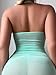 CRIPOM Sexy Lingerie for Women Bodycon Mini Dress Sheer Party Clubwear Outfits Lingerie Sets Mint Green L