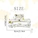 Bee Hair Clips for Women Honeybee Hair Claw Clip for Thick Thin Cute Rectangle Claw Clips with Bees and Flower Pattern Bumblebee Jaw Clamp Spring 1Pcs