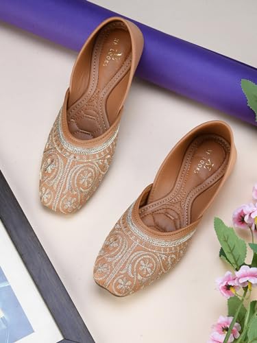 Image of XE Looks Embroidery & Comfortable ethnic& occational jutti for women & Girls