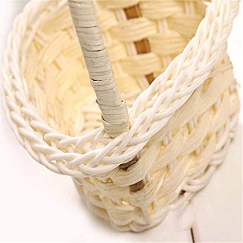 Yinpinxinmao Wicker Basket Gift Baskets Empty Oval Willow Woven Picnic Basket Cheap Easter Candy Basket Storage Wine Basket With Handle Egg Gathering Oval #TOP5