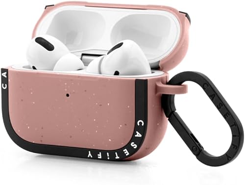 Miniatura 3 de CASETiFY Bounce Airpods Pro (12. generación) - Funda con anillo, Spring Botanicals, color rosa polvoriento mate
