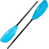 HydroPro 220 cm Carbon Fiber Kayak Paddle, Blue