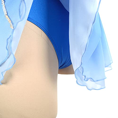 Vestidos De Patinação Artística, Cores Gradientes De Strass Roupa De Dança Para Ginástica Conjunto P