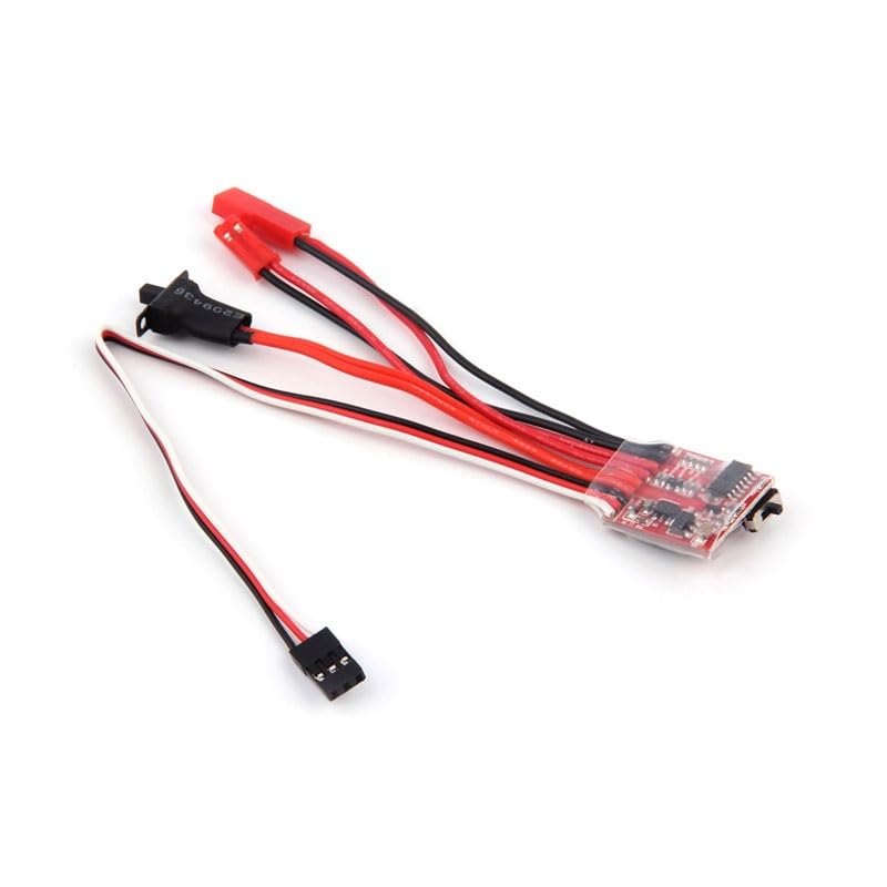 5 sztuk 20A/30A szczotkowanego Mini ESC elektryczna kontrola prędkości z hamulcem dla B14 B16 C14 JJRC Q64 RC części łodzi samochodowych(5pcs(30A))
