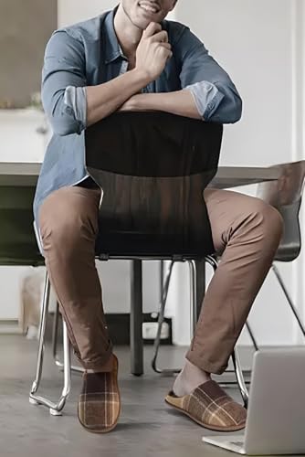 Variante de ONCAI zapatillas de estar por casa hombre Marrón Degradado 47EU