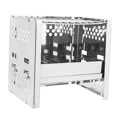 WEKADRIN Parrilla De Barbacoa Portátil De Acero Inoxidable Grill Exterior Para Camping y Picnic Herramienta De Cocina Al Aire Libre Parrilla y Resistente
