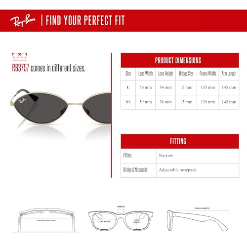 Ray-Ban RB3757 Kai Oval Sunglasses For Men For Women +BUNDLE with ACCESSORY EYEWEAR KIT4