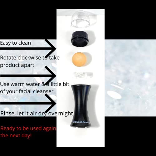 Oil Control On-The-Go, Oil-Absorbing Volcanic Roller. Reusable, Durable, & Washable Facial Skin Care Tool. Massages Your Face While Removing Excess Oil & Shine On Skin For Instant Results. #TOP7