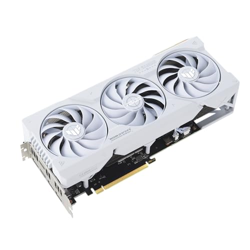 Image of ASUS TUF Gaming NVIDIA GeForce RTX 4070 Ti Super White OC Edition Gaming Graphics Card (PCIe 4.0, 16GB GDDR6X, HDMI 2.1a, DisplayPort 1.4a)