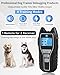 Shock Collar for Dogs 2 Dogs (15-120lbs) 2000FT Dog Shock Collar with Remote Control IPX7 Waterproof Dog Training Collar with Remote 4 Safe Modes Rechargeable Lock Flash Light for All Breeds Gray