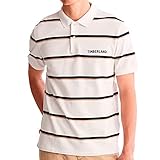  Timberland Herren Polo TB0A26PX A94 SS YD STREIFEN POLO L Bianco/multicolore