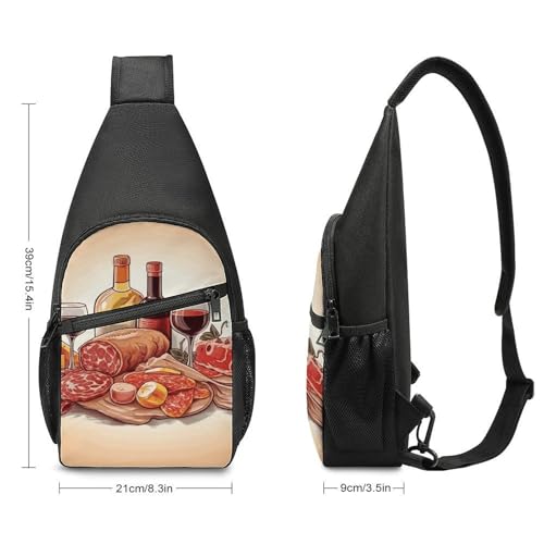 Bolso bandolera cruzado para viaje y senderismo miniatura 2