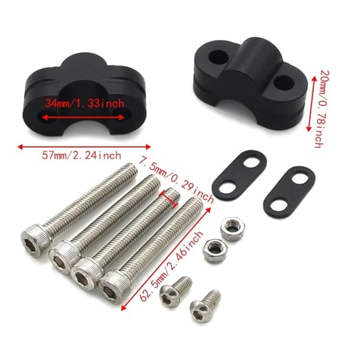 Riser de guidon Kawasaki Z900 réhausseur ergonomique en aluminium