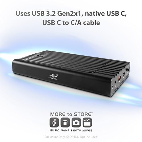 Vantec Nexstar SX Dual Bay M.2 NVME a USB 3.2 Gen 2 Type-C miniatura 2