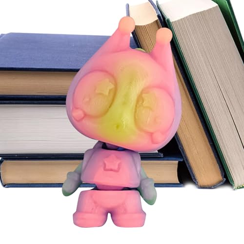 Genérico Animales 3D Flexibles - Figuras Aliens luminosas articuladas - Figuras de colección para oficina, mesita de noche, salón - Idea de regalo para familiares y amigos