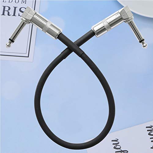 EXCEART Guitarra Patch Cable Cabo de Áudio Instrumento Instrumento Musical Acessório- 30Cm/ 11. 8In