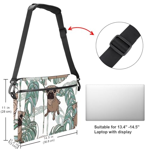 Maletín portafolios para laptop de 13 a 14.5 pulgadas multicolor estampado 7
