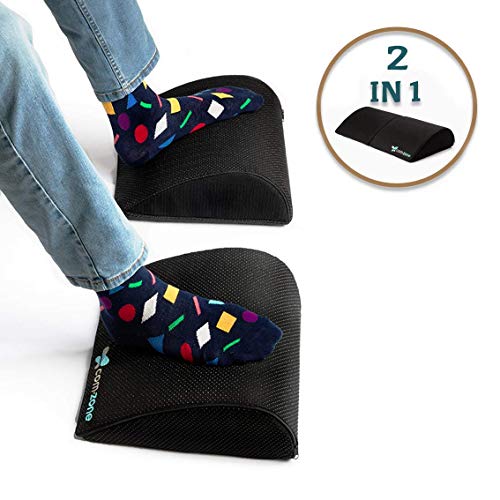 Foot Rest Under Desk, XL Size Unique Shape,for Home & Office use,High Density