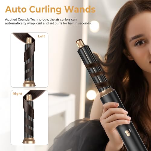 Pro 5 in 1 Hair Styler, Air Styler Hair Dryer Brush Set, Magic Styler with 32mm Auto Air Curling Iron | 1000w Blow Dryer, for Voluming, Drying, Straightening and Curling | 3 Temps Setting (50°-105℃) - Image 3