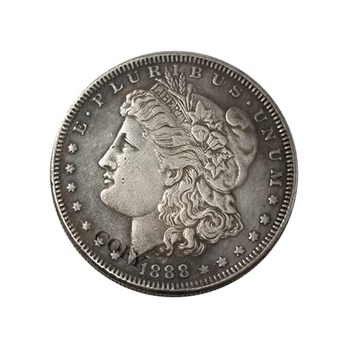 Kocreat 1888-COPY Morgan Dollaro Placcatura Argento Moneta-REPLICA US Old Original Pre Morgan Monete Commemorative Forse Moneta Migliore Collezione Moneta