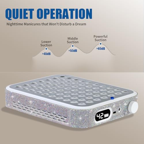 Colector portátil de polvo para uñas con filtro reutilizable miniatura 4