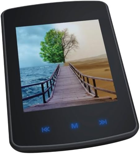 GPX, Inc. Digital Media Player with 2.8 Inch Touch Screen and 4 GB Installed Flash Memory - Black