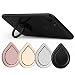 Cell Phone Ring Holder, Marval.P 4 Pack Cell Phone Grip Kickstand, 360 Rotation, finger Grip/Stand/Kickstand/Car Mount, Water Drip Shape, Zinc Alloy Finger Stand for Cellphone