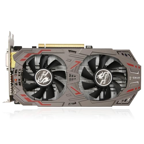 GTX 950 2GB GDDR5 Grafikkarte – 128-Bit, PCIe 3.0, Unterstützt 4K, DirectX 12, Mit Dual-Lüftern