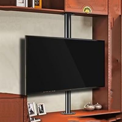 TV Floor and Wall Mount, Full Motion, 360° Swivel, Tilt